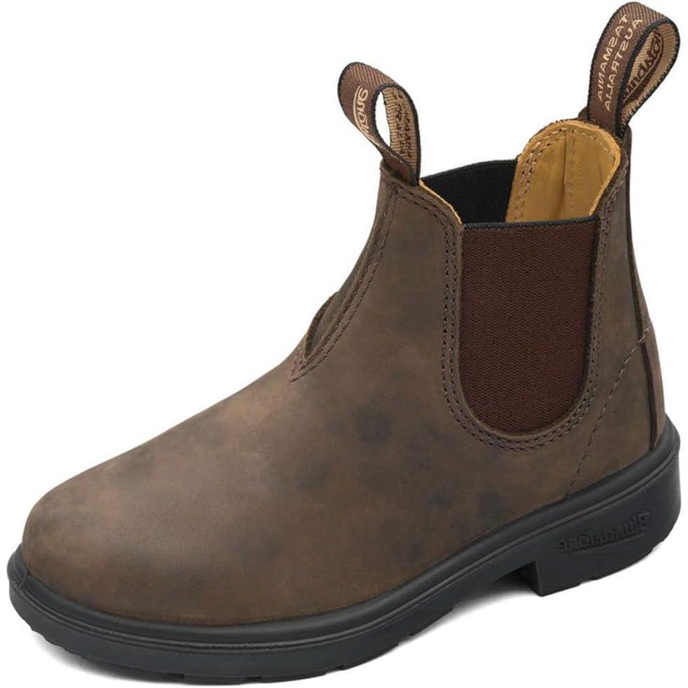 imageBlundstone 565 PullOn Chelsea Boot InfantToddlerLittle KidBig KidRustic Brown