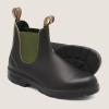 Blundstone Unisex Original Chelsea Boots – AU Sizes Stamped on Bottom of Boot(Stout Brown/Olive)