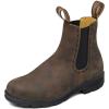 Blundstone Womens High Top Chelsea Boots – AU Sizes Stamped on Bottom of Boot(Rustic Brown)
